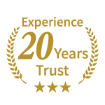 More than 20 years of experience
and Customer-first Service